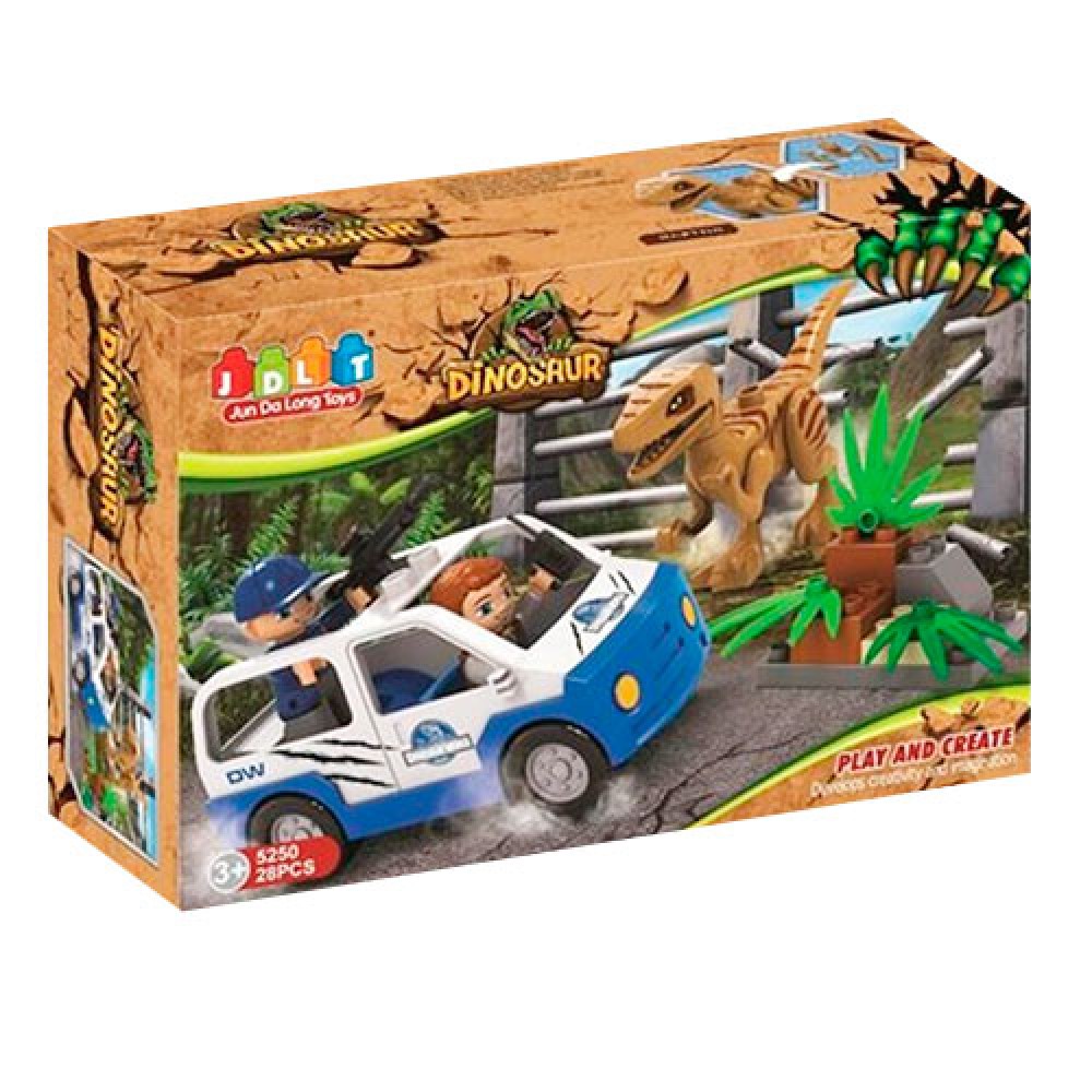 Конструктор JDLT Динозавр, 28 деталей (5250)