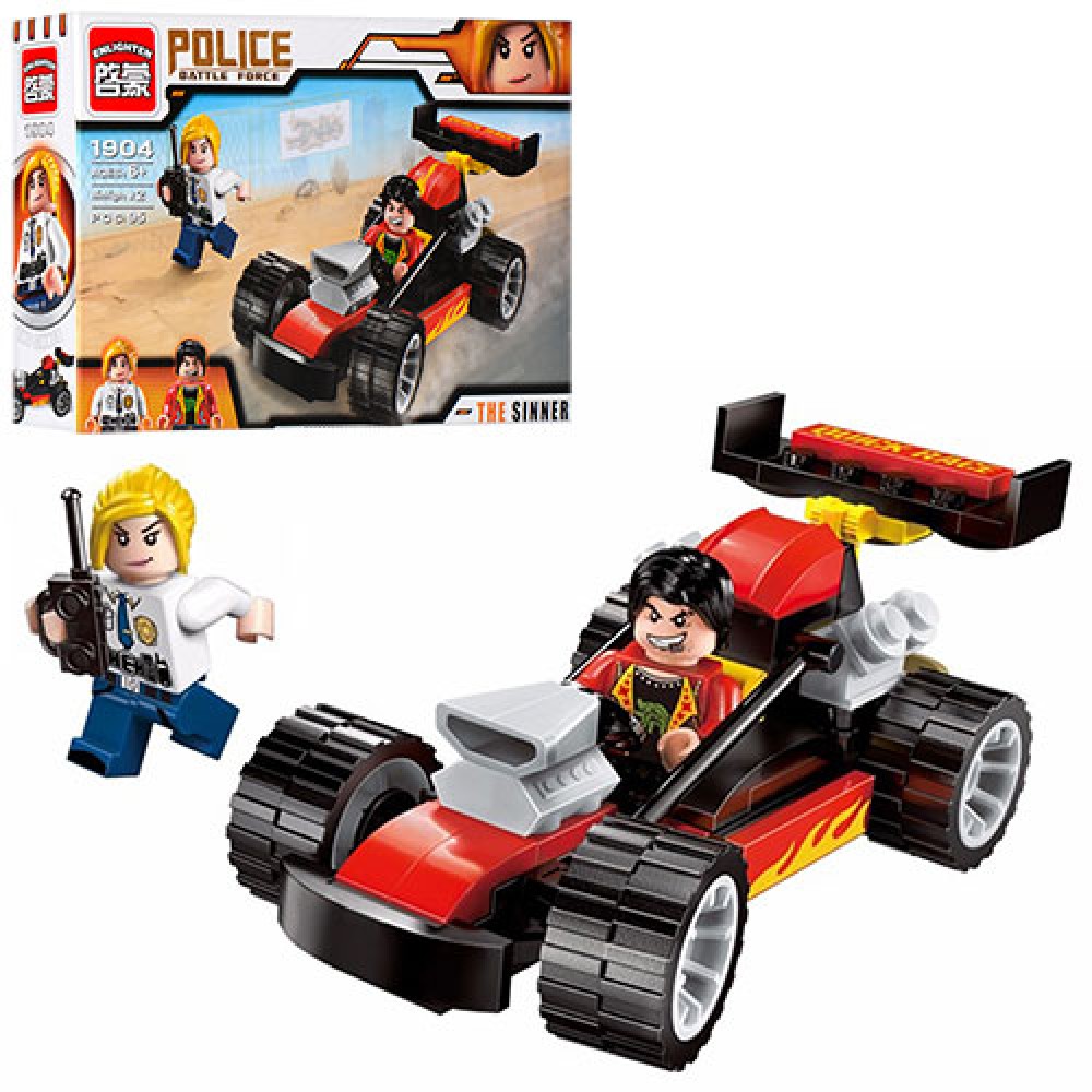 Конструктор Brick Полиция, 95 деталей (1904)