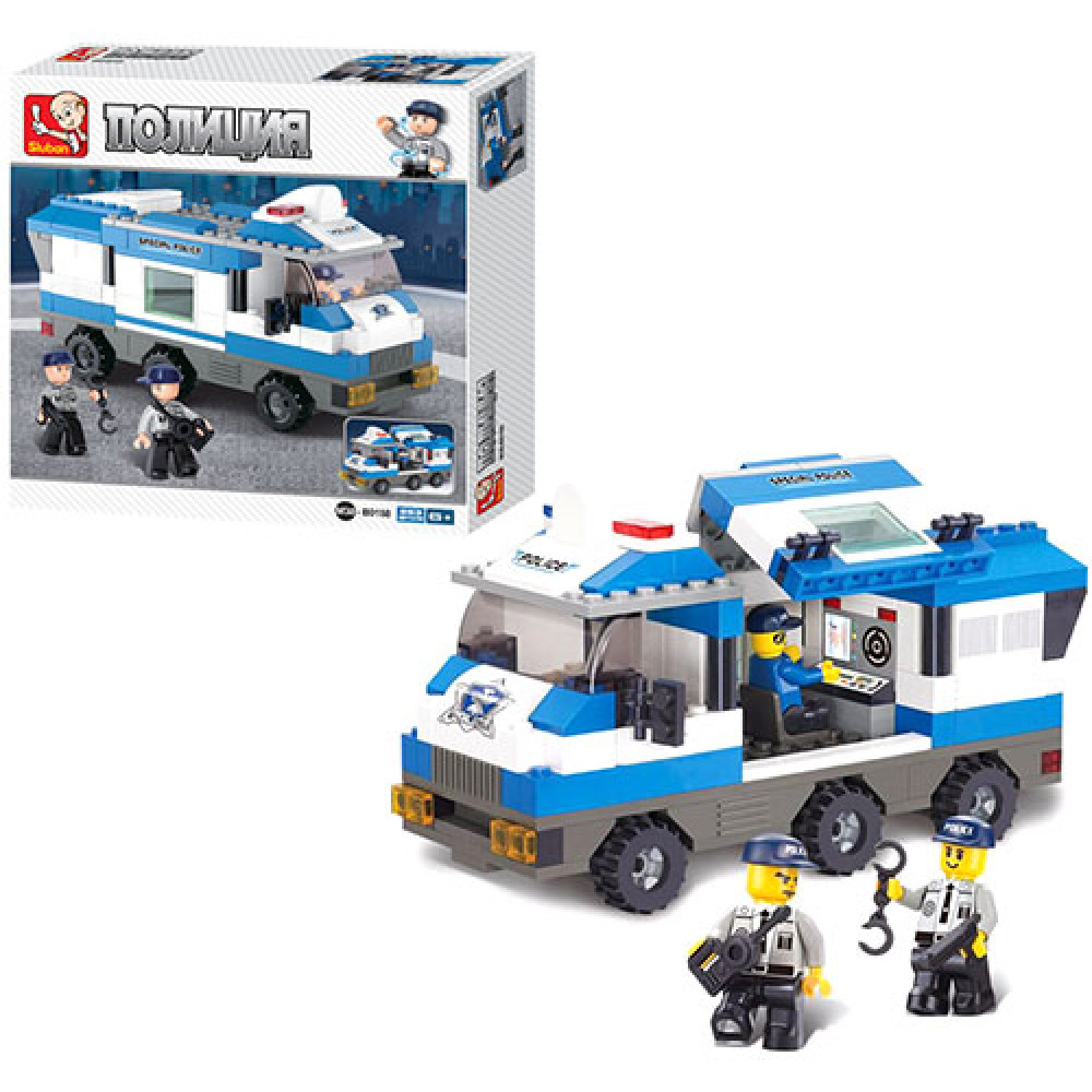 Конструктор Sluban Полиция, 253 детали (M38-B0188)