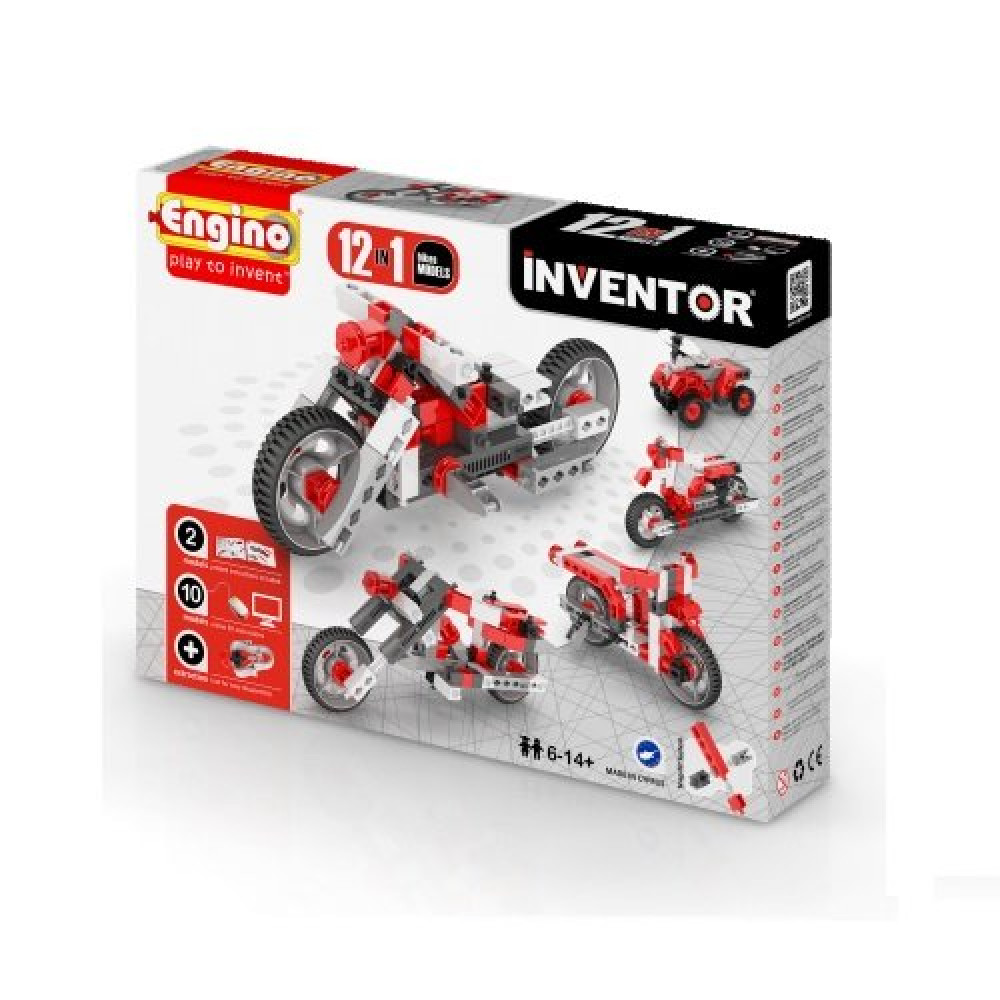 Конструктор Inventor 12 в 1 Мотоциклы (Engino 1232)