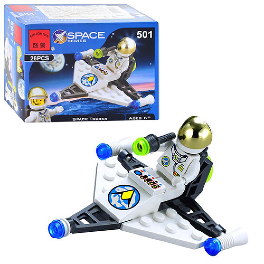 Конструктор Brick Космический корабль, 26 деталей (501)