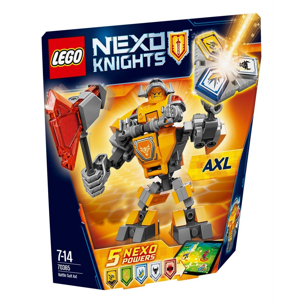 Конструктор Lego Nexo Knights Боевые доспехи Акселя