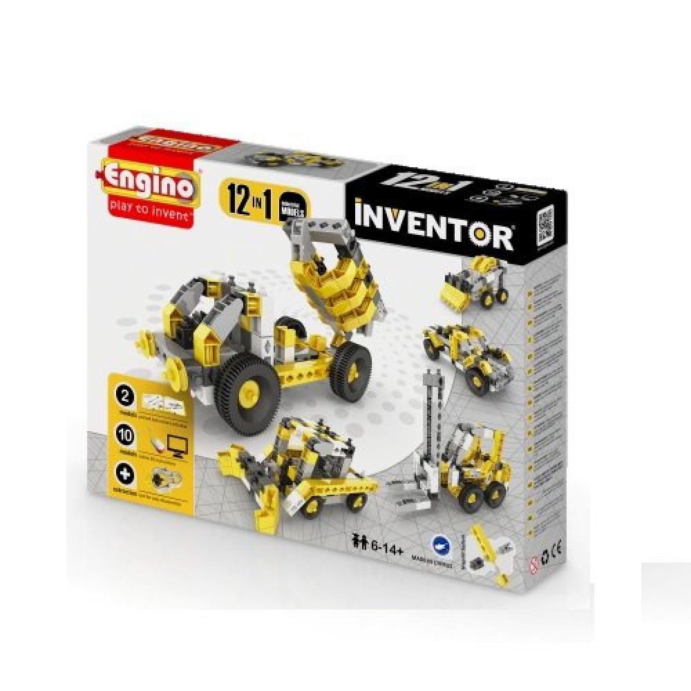 Конструктор Inventor 12 в 1 Строительная техника (Engino 1234)