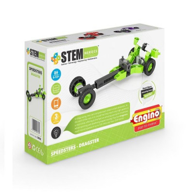 Конструктор Stem Heroes Спортивные автомобили Драгстер (Engino SH32) Конструктор Stem Heroes Спортивные автомобили Драгстер (Engino SH32)