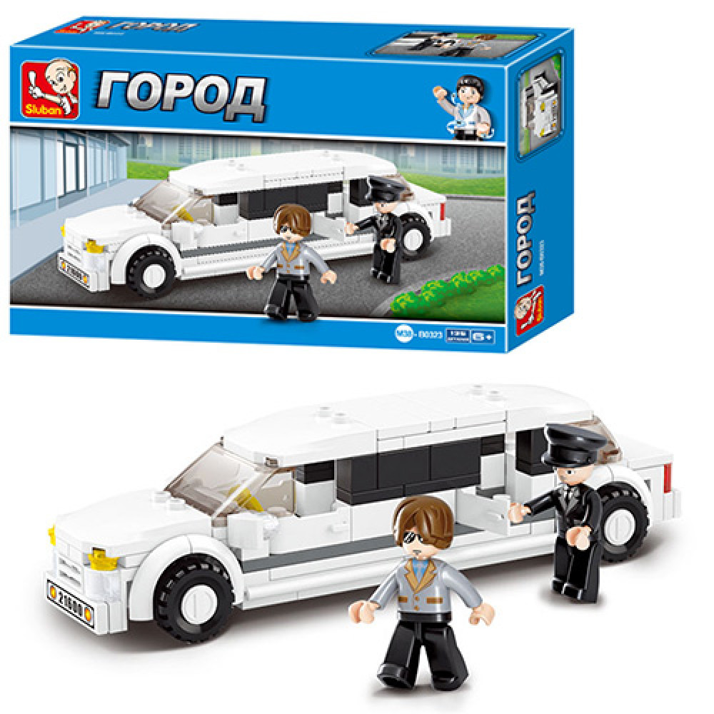 Конструктор Sluban Город, лимузин, 135 деталей (M38-B0323)
