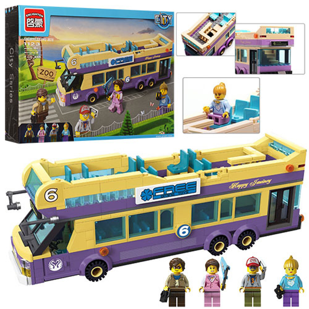 Конструктор Brick Автобус, 455 деталей (1123)