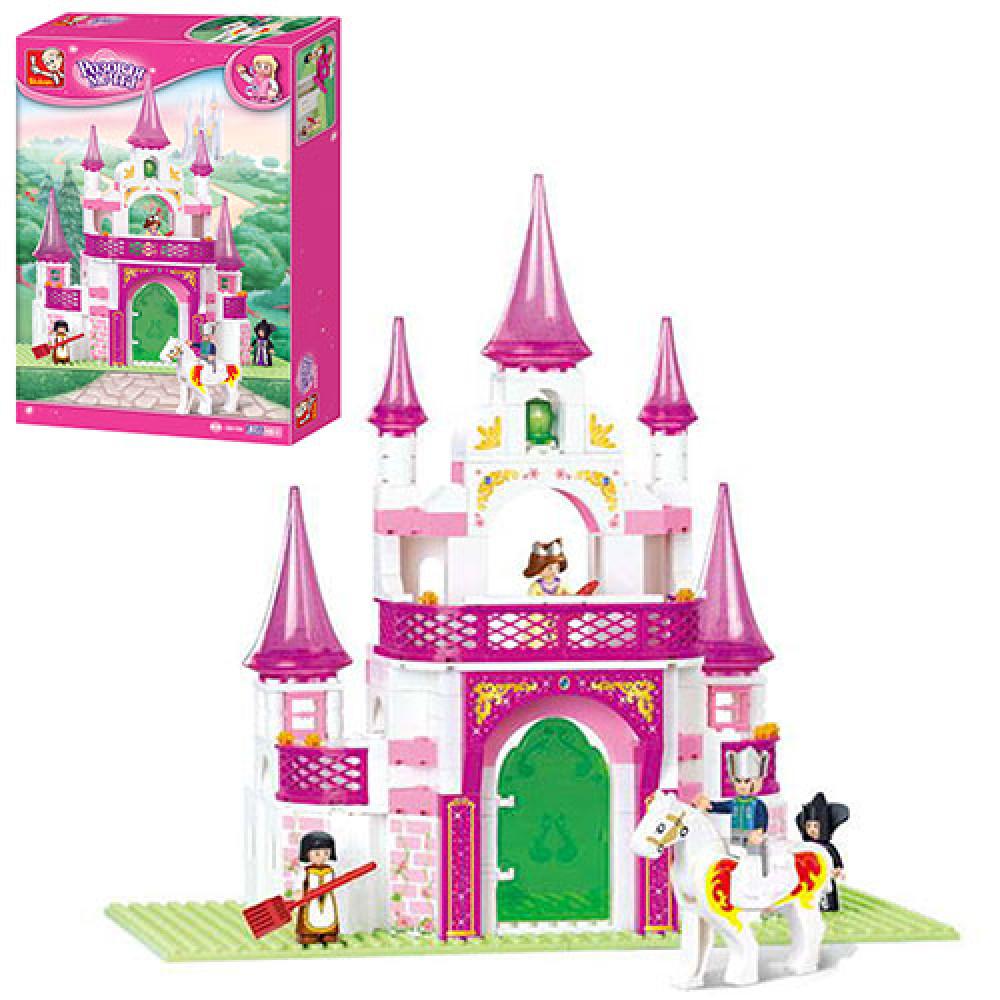 Конструктор Sluban Розовая мечта, замок принцессы, 271 деталь (M38-B0153)