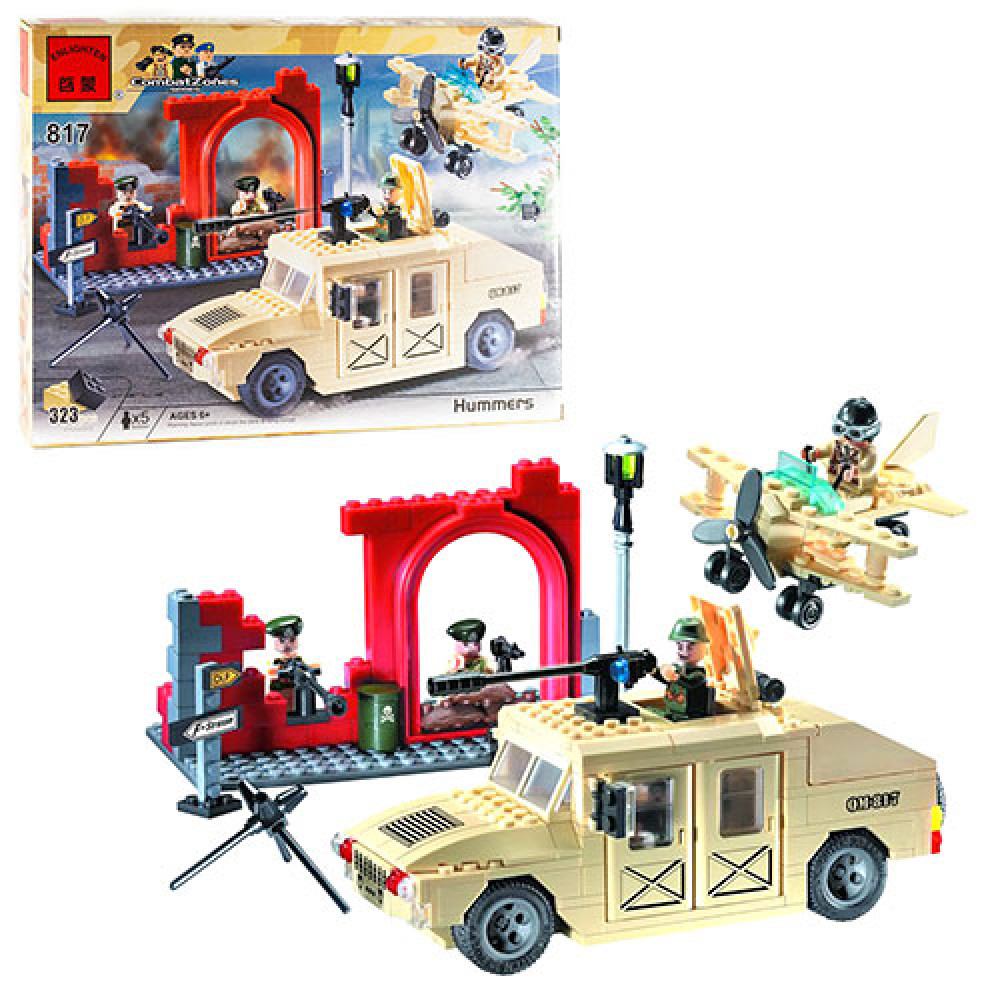 Конструктор Brick Hummer, 323 деталей (817)