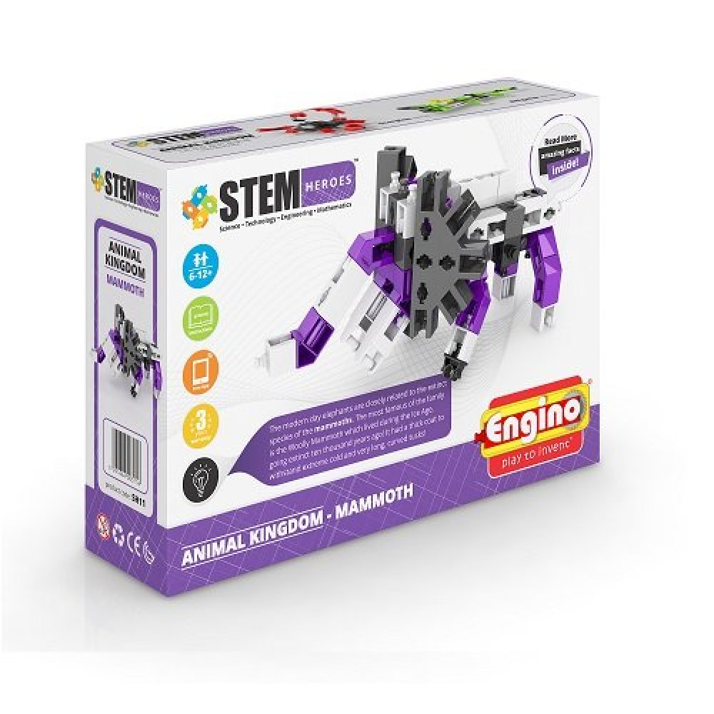 Конструктор Stem Heroes Царство животных Мамонт (Engino SH11)