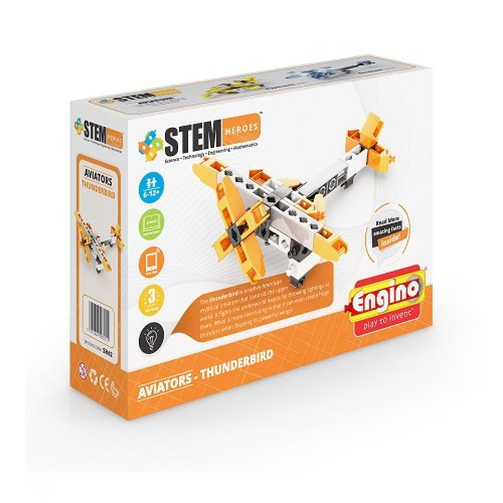Конструктор Stem Heroes Авиация Буревестник (Engino SH42)