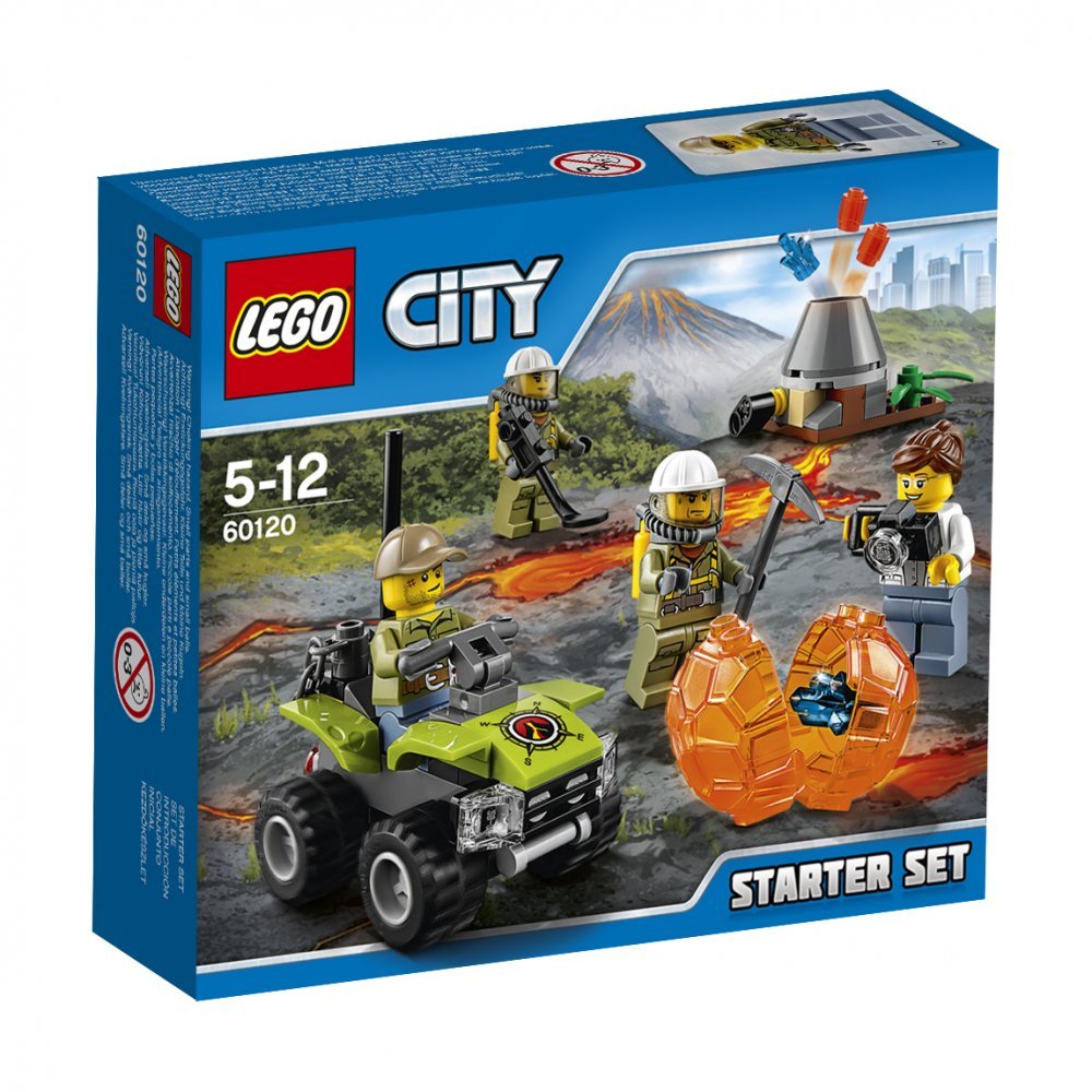 Конструктор Lego City Вулкан стартовый набор