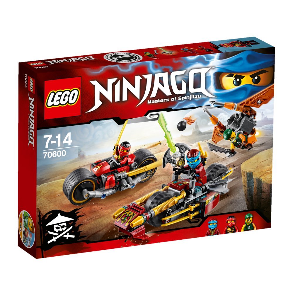 Конструктор Lego Ninjago Погоня на ниндзяциклах (Лего)