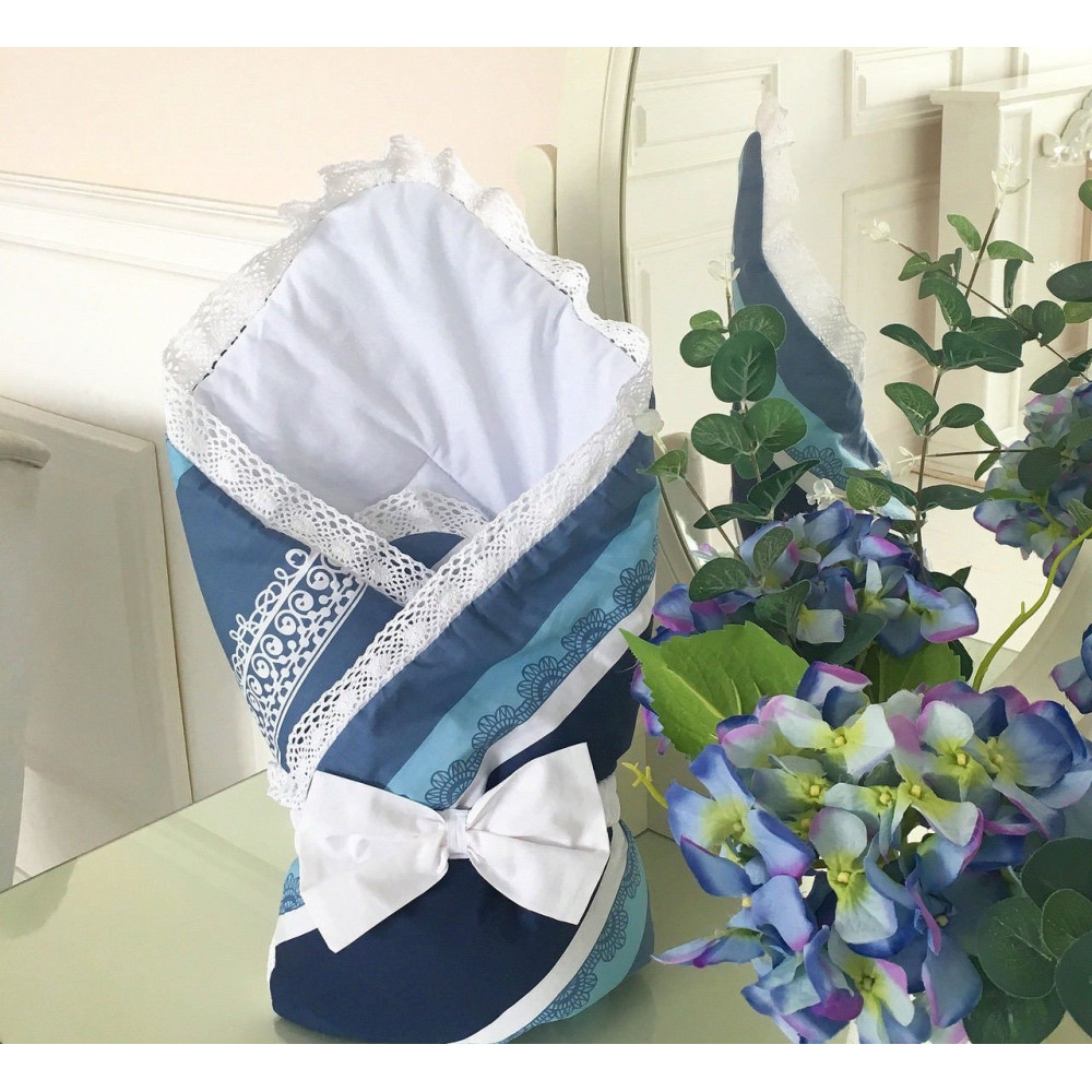 Конверт для новорожденного MagBaby Индиго Лето
