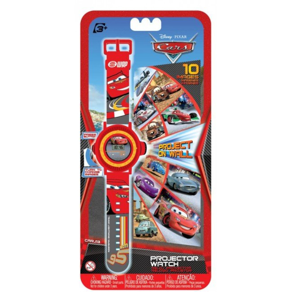 Часы Тачки с проектором (Cars CARJ13)