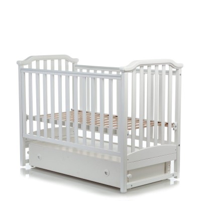 Ліжечко з ящиком Mioobaby Caprice White