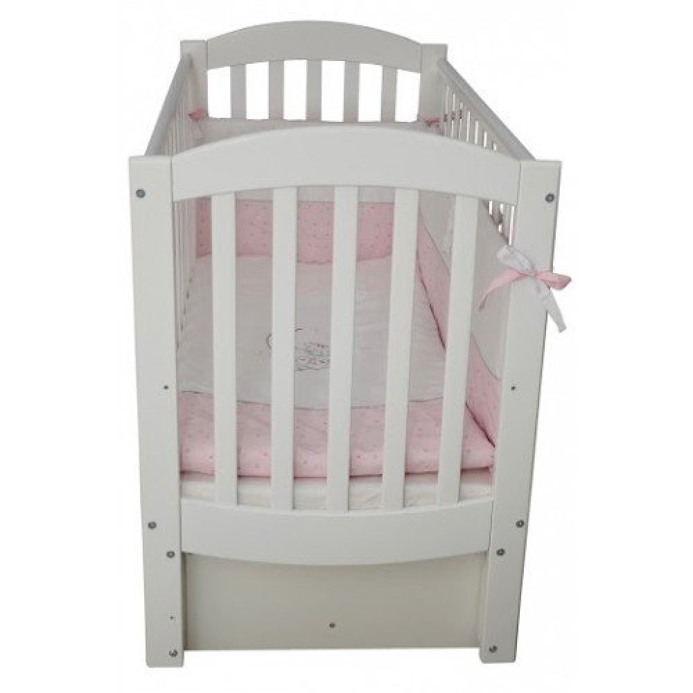 Veres Sonya LD10 | Верес Соня ЛД10 - кроватка с маятником • White | Белый