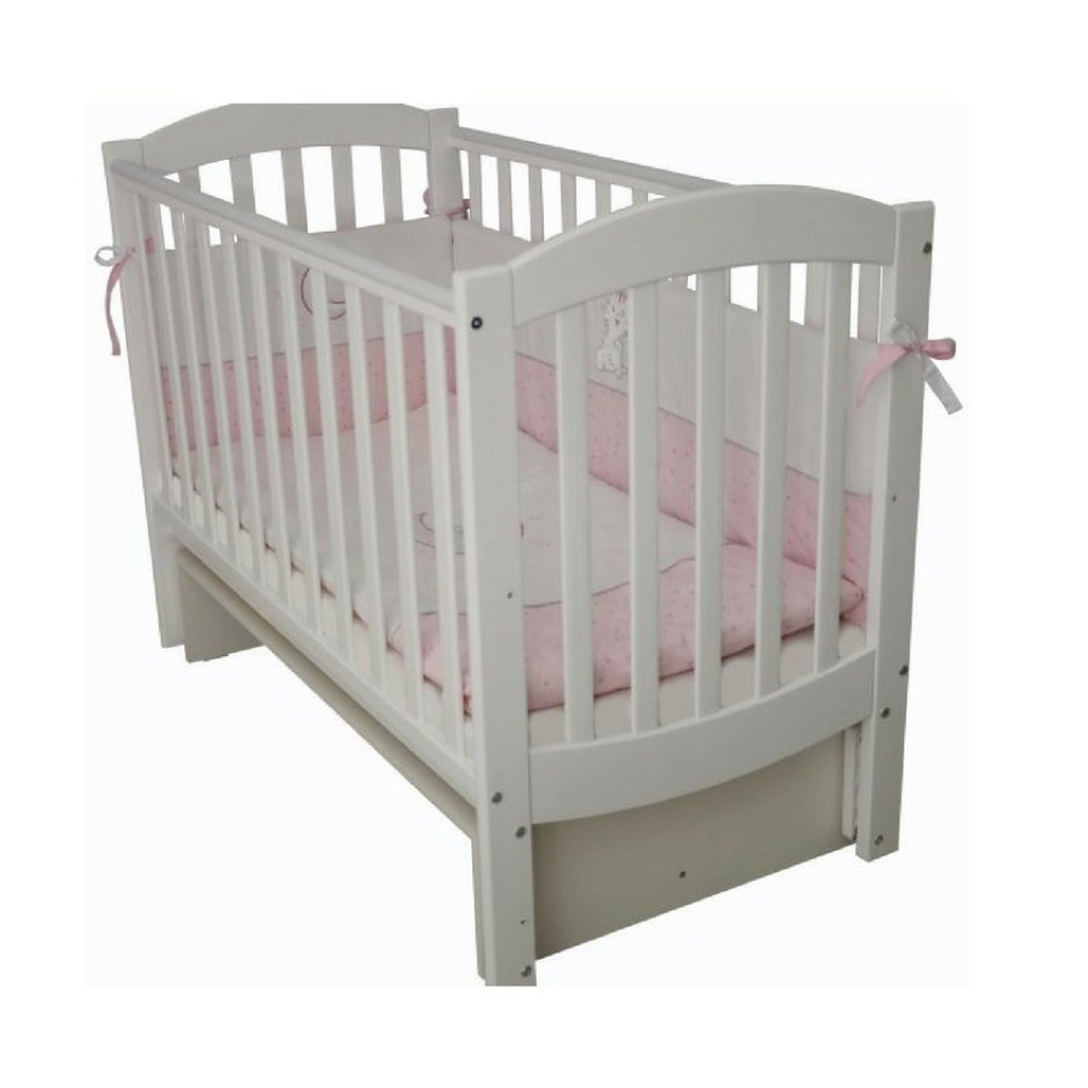 Veres Sonya LD10 | Верес Соня ЛД10 - кроватка с маятником • White | Белый