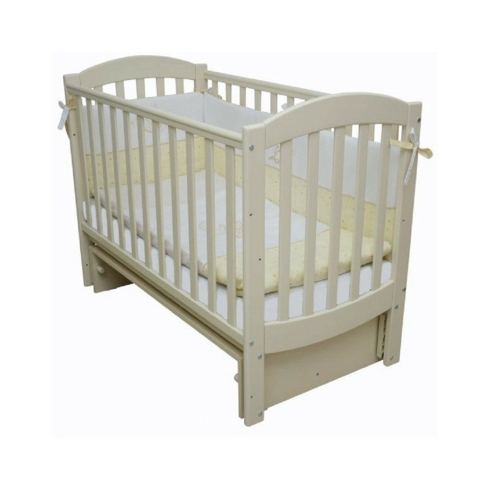 Veres Sonya LD10 | Верес Соня ЛД10 - кроватка с маятником • Beige | Бежевый
