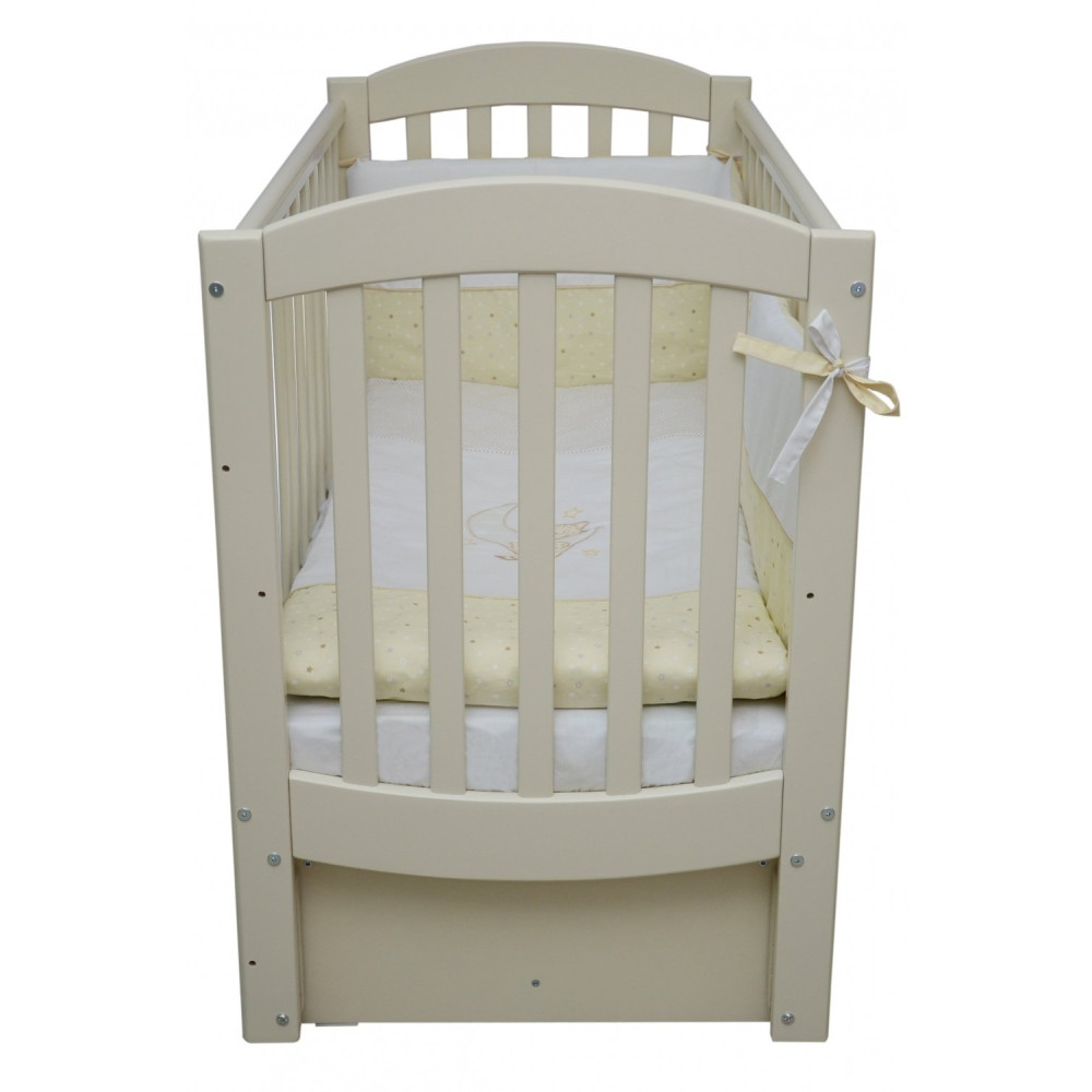 Veres Sonya LD10 | Верес Соня ЛД10 - кроватка с маятником • Beige | Бежевый