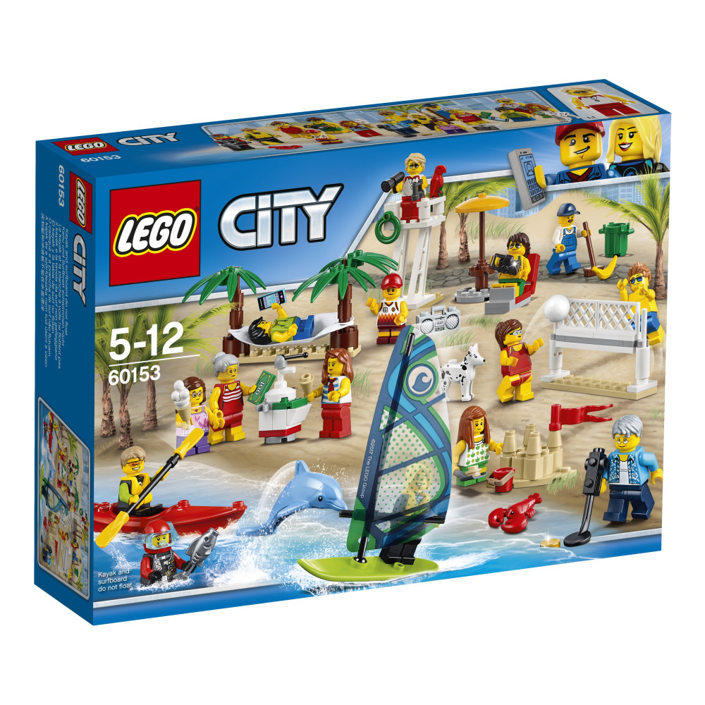 Конструктор Lego City Отдых на пляже (60153)