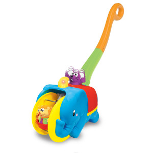 Игрушка-каталка Kiddieland Слон-циркач (049759)