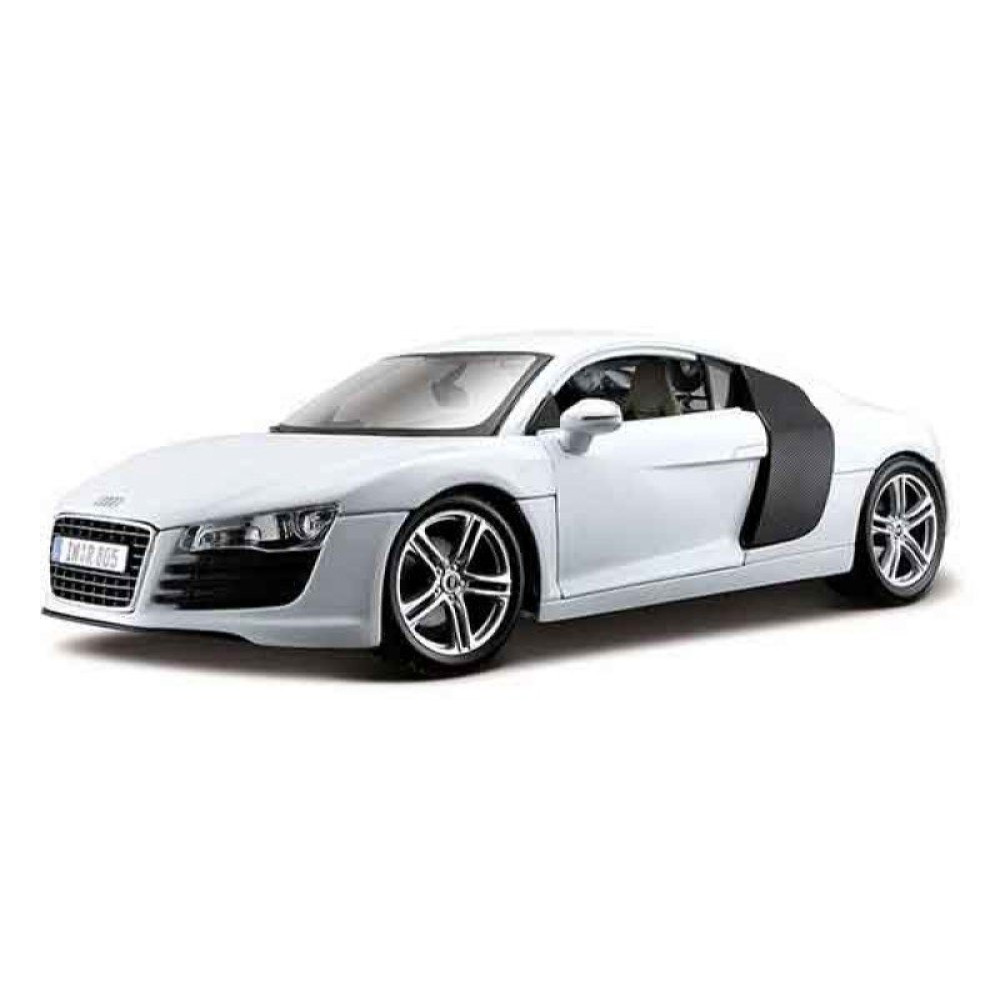 Машинка Maisto Audi R8 1:18 (белый 34700)