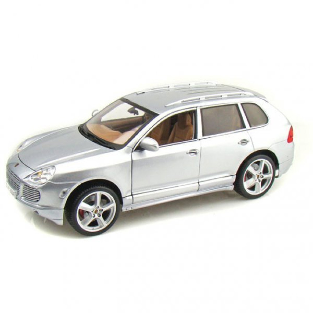Машинка Maisto Porsche Cayenne Exclusive Turbo 1:18 (серый 10050)