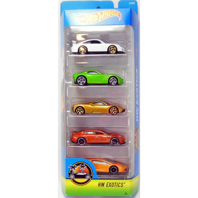 Набор из 5-и машинок Hot Wheels Exotics 5-Pack DJD29 (Хот Вилс 1806)