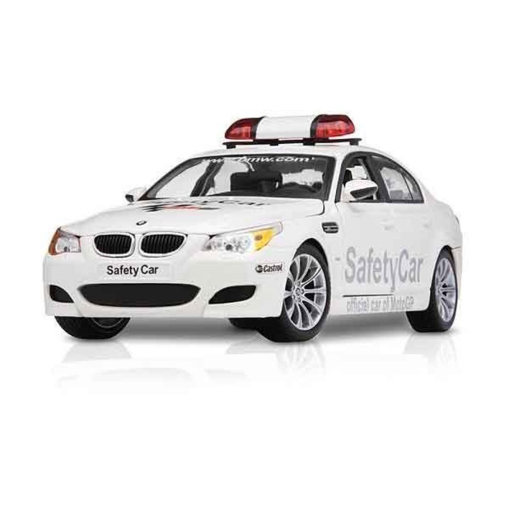 Машинка Maisto BMW M5 Safety Car 1:18 (белый 10256)