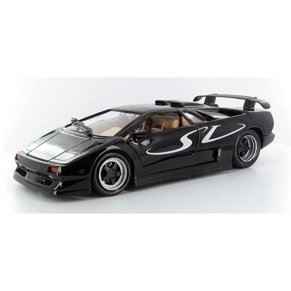 Машинка Maisto Lamborghini Diablo SV 1:18 (черный 10185)