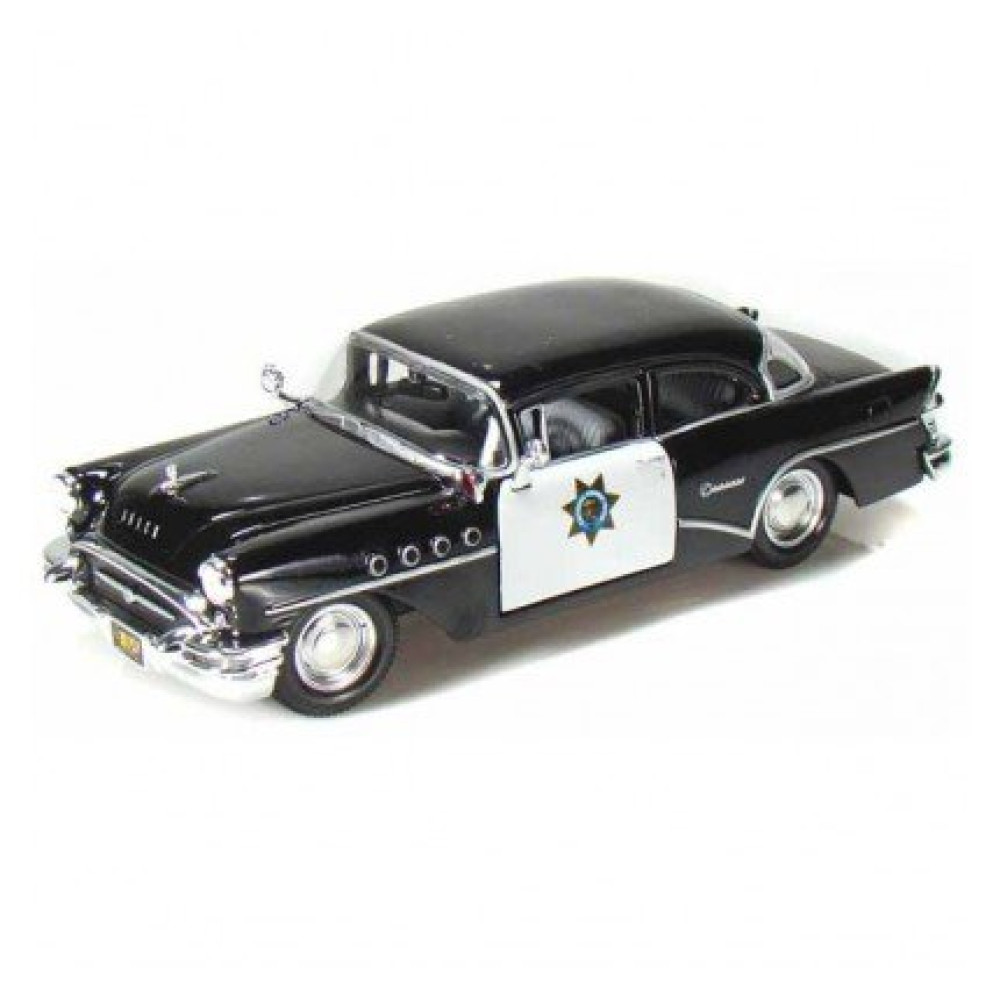 Машинка Maisto Buick Century 1955 1:24 (черный 10138)