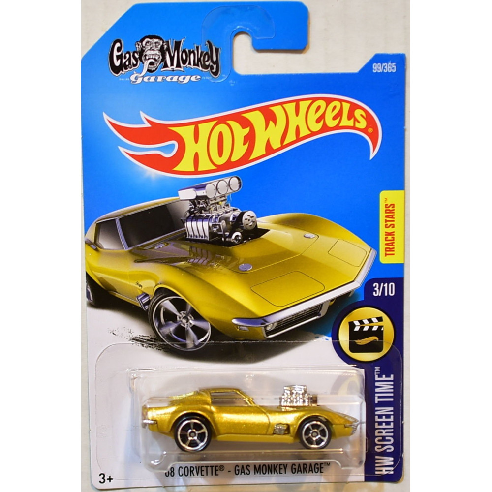 Базовая машинка Hot Wheels 68 Corvette Gas Monkey Garage DHN90 (Хот Вилс 5785)