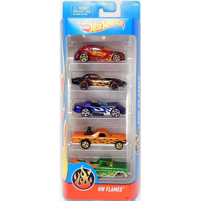 Набор из 5-и машинок Hot Wheels Flames 5-Pack DJD22 (Хот Вилс 1806)