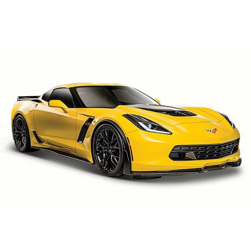 Машинка Maisto Chevrolet Corvette Z06 2015 1:24 (желтый 36507)