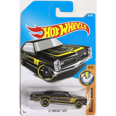 Базовая машинка Hot Wheels 67 Pontiac GTO DTY91 (Хот Вилс 5785)