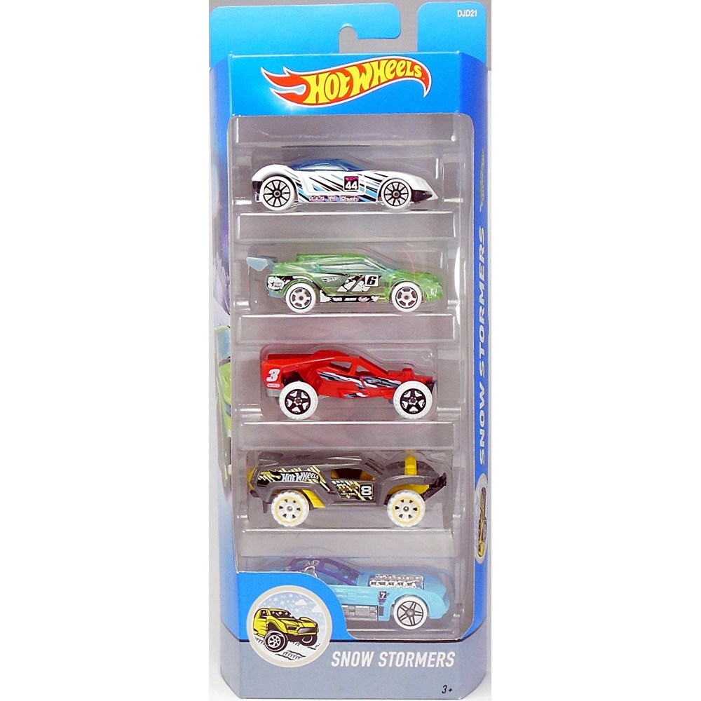 Набор из 5-и машинок Hot Wheels Snow Stormers 5-Pack DJD21 (Хот Вилс 1806)