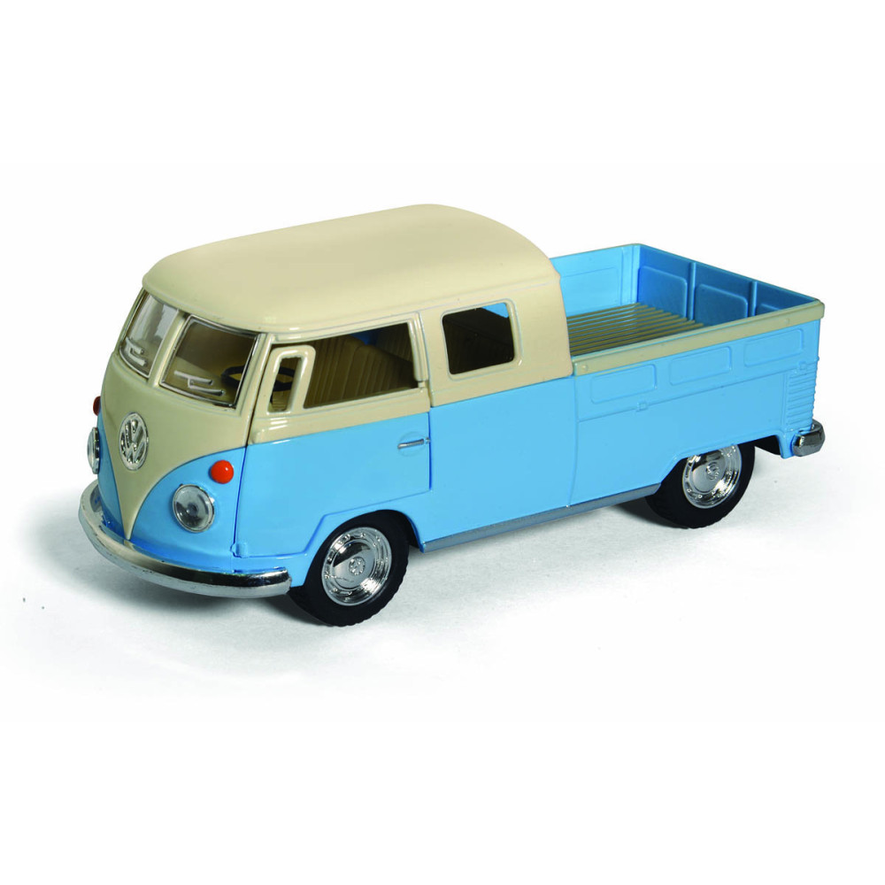 Машинка Kinsmart 1963 Volkswagen Bus Double Cab Pickup Pastel Color (KT5387WY)