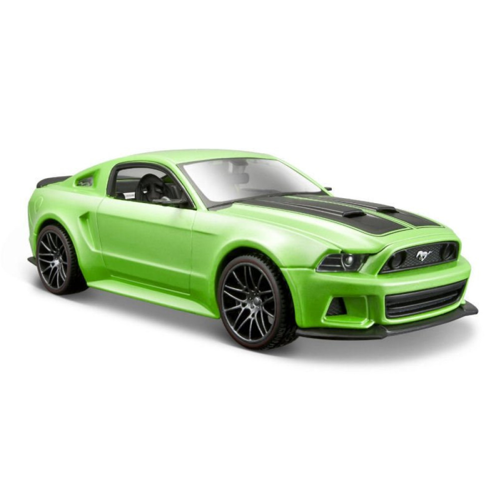 Машинка Maisto Ford Mustang Street Racer 2014 1:24 (зеленый 35509)