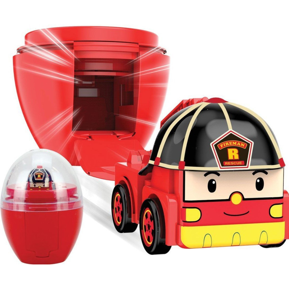 Мини-машинка Robocar Poli Рой в яйце (83290)