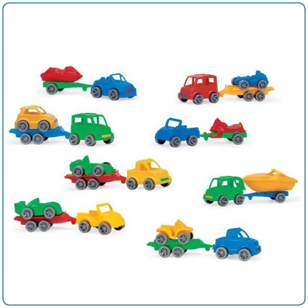 Машинка с прицепом Вадер 1шт. (Wader Kid Cars 52600)