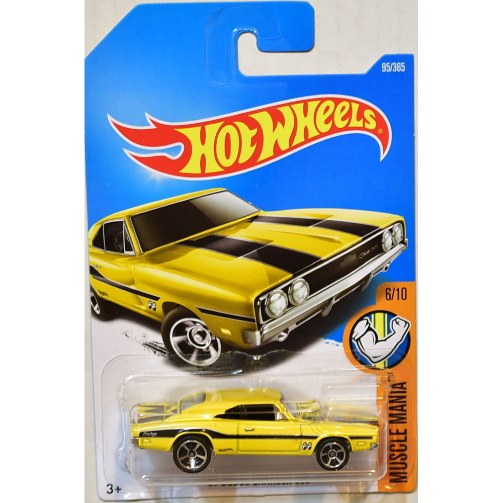 Базовая машинка Hot Wheels 69 Dodge Charger 500 DTY89 (Хот Вилс DTV55)