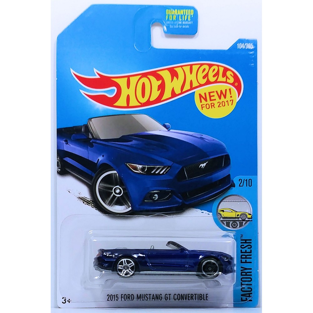 Базовая машинка Hot Wheels 2015 Ford Mustang GT Convertible DVB42 (Хот Вилс 5785)