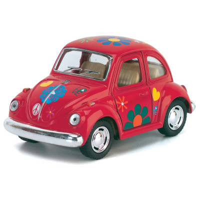 Машинка Kinsmart 1967 Volkswagen Classical Beetle Print (4026WF)