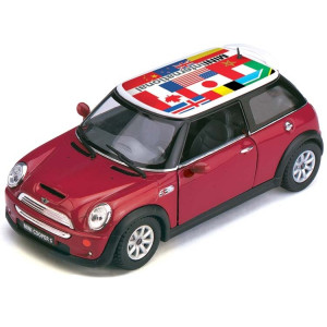 Машинка Kinsmart Mini Cooper S Print (KT5059WF)