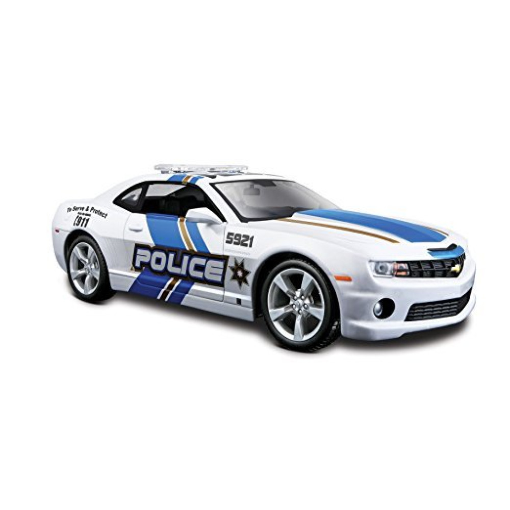 Машинка Maisto Chevrolet Camaro SS RS Police 2010 1:24 (бело-синий 29873)