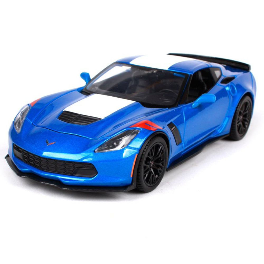 Машинка Maisto Corvette Grand Sport 2017 1:24 (синий 38147)