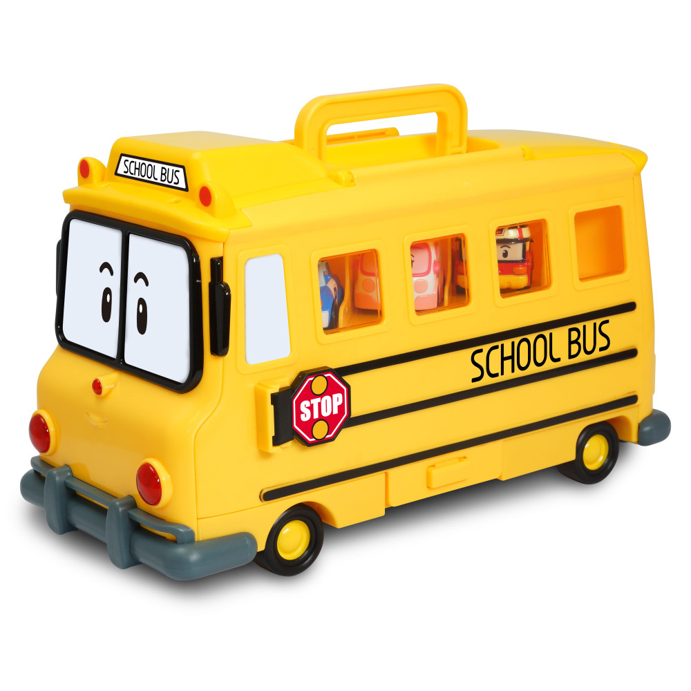 Кейс-гараж Robocar Poli Школьный автобус Скубли (83148)