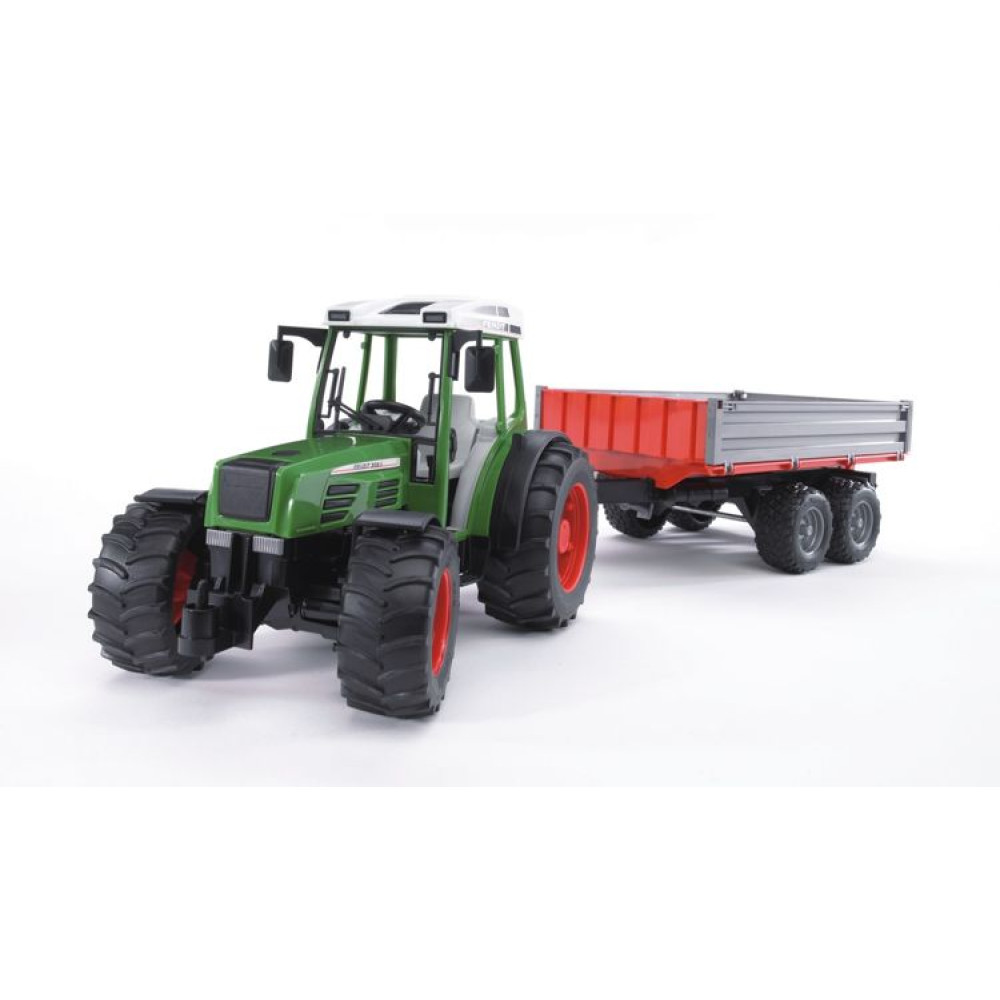 Трактор Bruder Fendt 209 S с прицепом (02104)