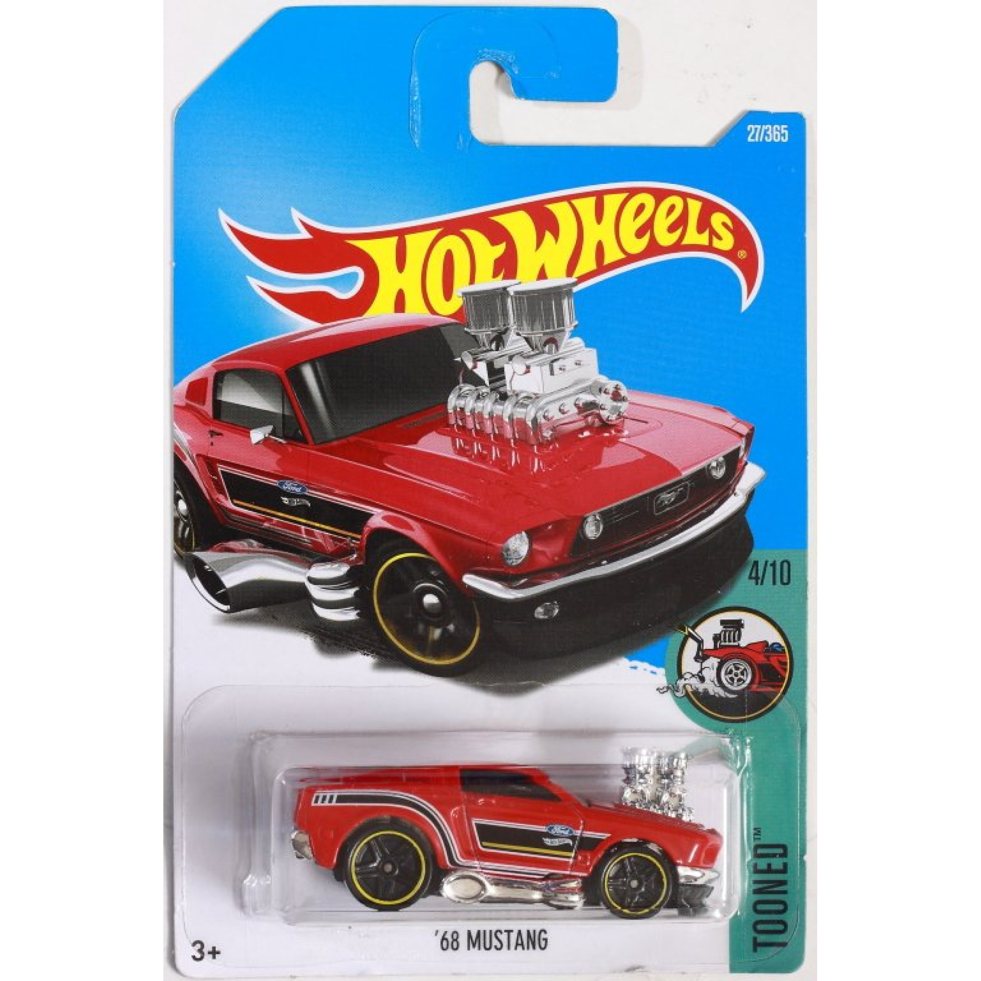 Базовая машинка Hot Wheels '68 Mustang DTX47 (Хот Вилс 5785
