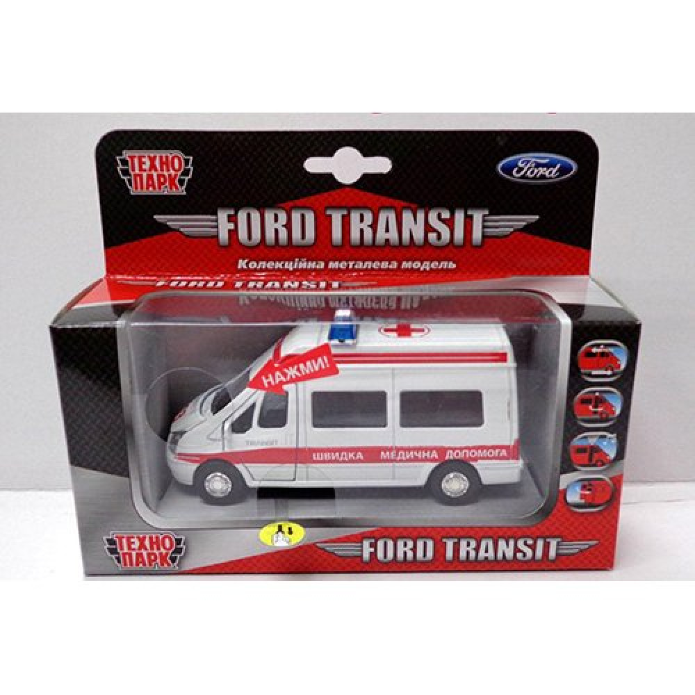 Машинка Ford Transit Реанімація (Технопарк SB-13-02-1)